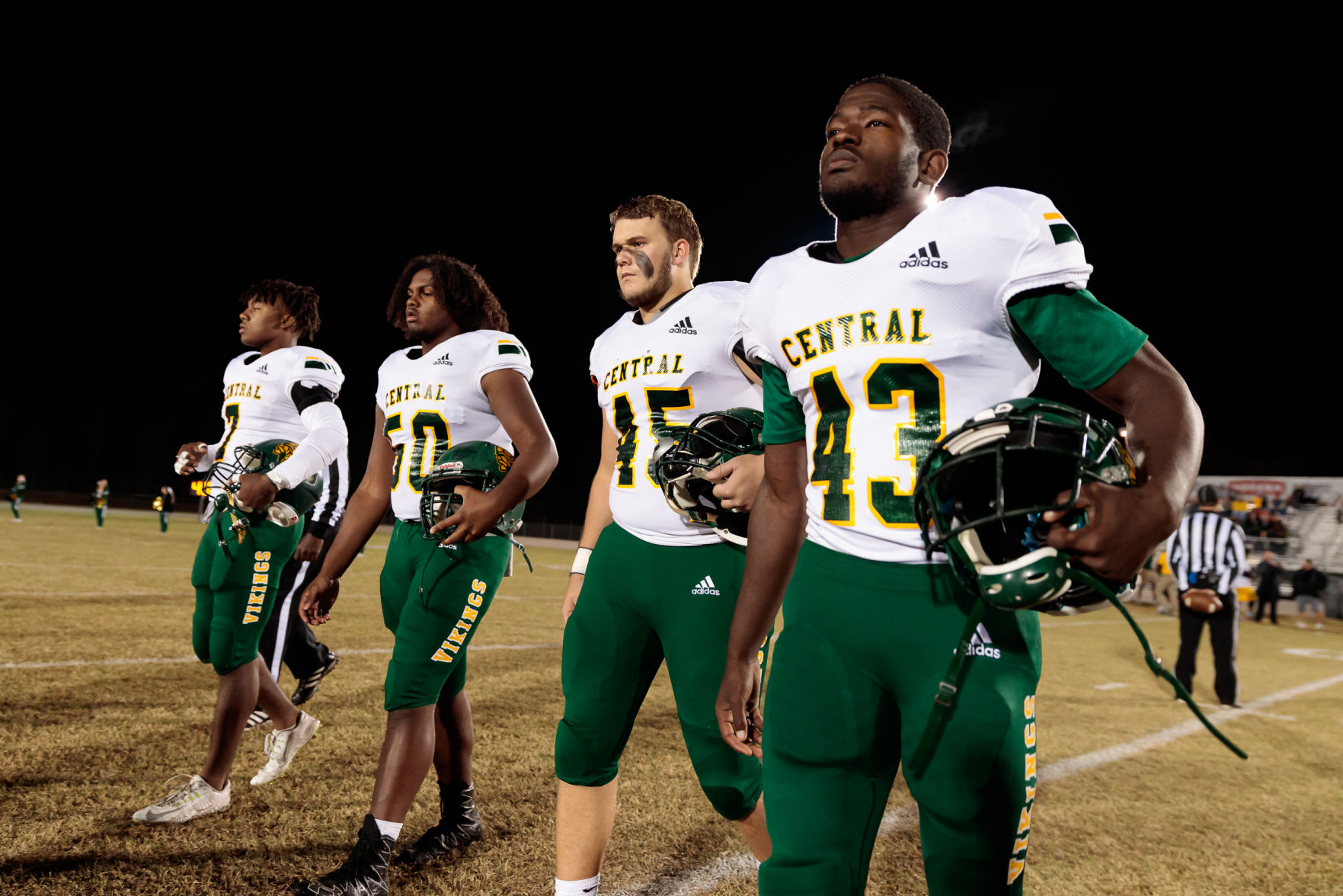 Cox Mill defeats Central Cabarrus 31-6 on Senior Night.